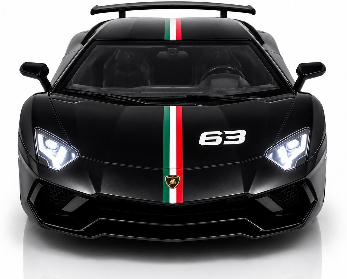 1:36 Luxury Die-cast Lamborghini Metal Car Toy Pullback with Light & Music-image-17