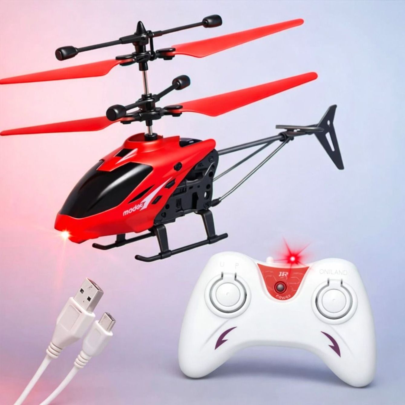 shiv traders 2-Rotor RC Helicopter with LED Light_E214-picture-38