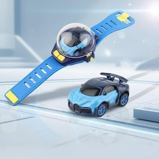ragiluxe Wearable Watch Remote Control Sports Car Toy with USB Rechargeable Mini RC Car-picture-42