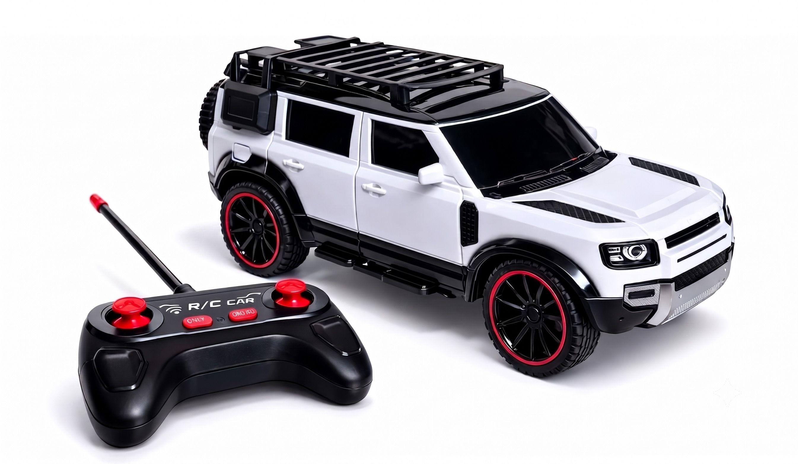 Defender RC Car Kids Toy | 1:18 Scale SUV | Water Spray Feature, Indian Music-image-8