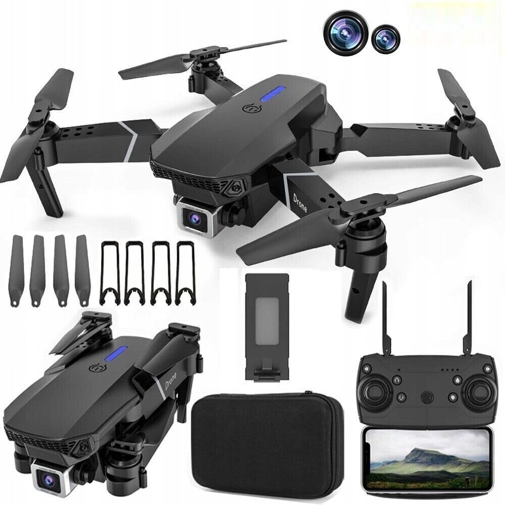 mitrocks willa E88 Foldable Drone with 4K HD Camera, App Control, 360° Roll Drone-picture-14