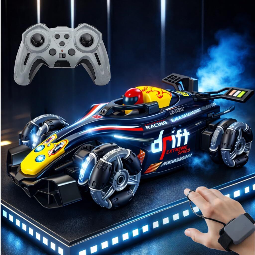 Storio RC 4x4 Formula F1 Drift Smoke Car 1:14 Scale | Hand Gesture Sensor-image-33