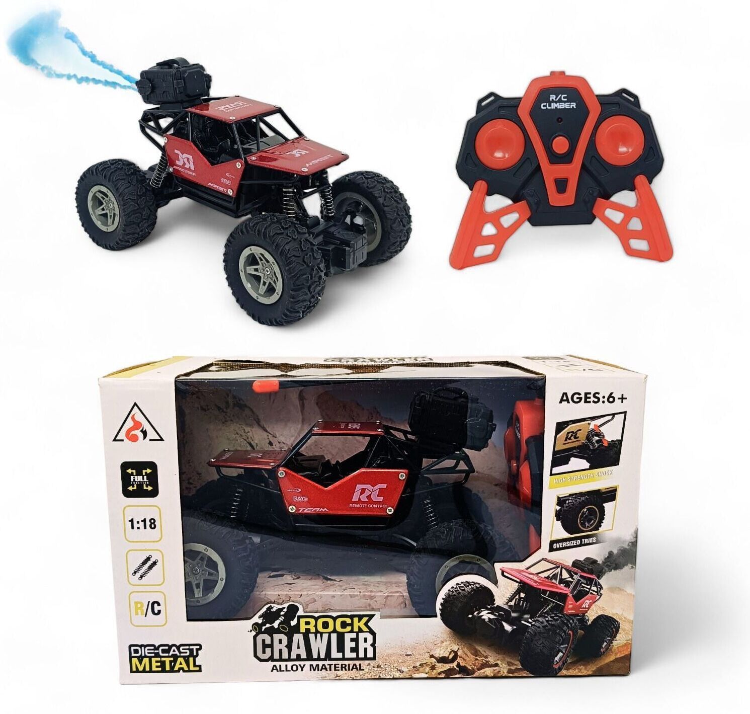 ninjatoy Waterproof Metal Remote Controlled Rock Crawler without smZBe-ZB762-picture-46