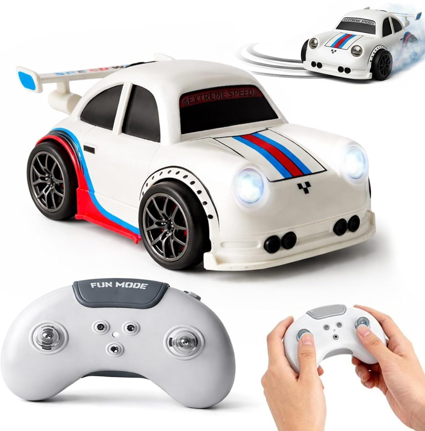 alphine High-Speed RC Drift Car - Sensor Follow Escape Mode & Remote Control,Racing Car-picture-21