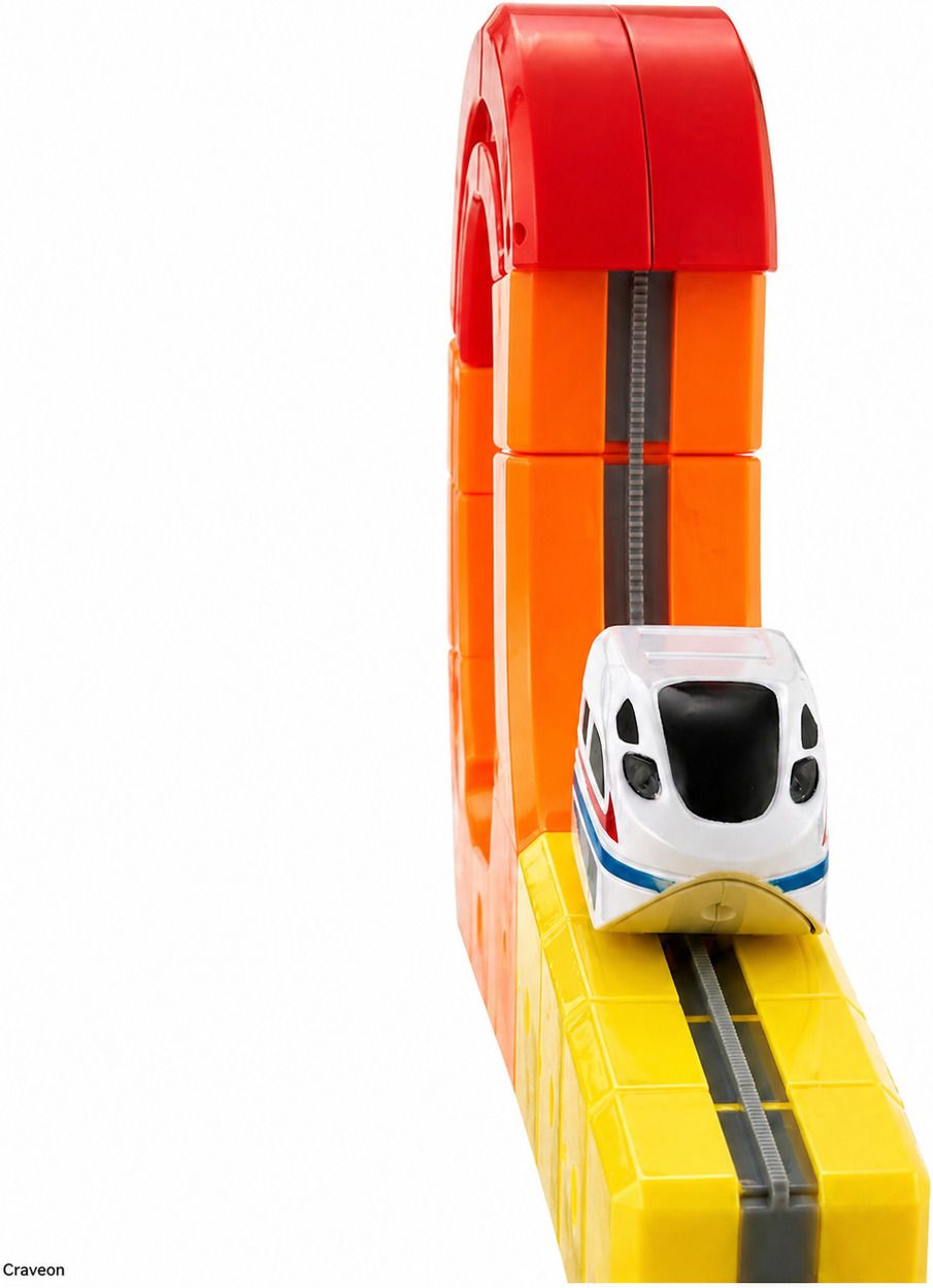 DIY Cube Track Train Toy Set 51 PCS Electric Rail Car Kids Learning Toy-image-34