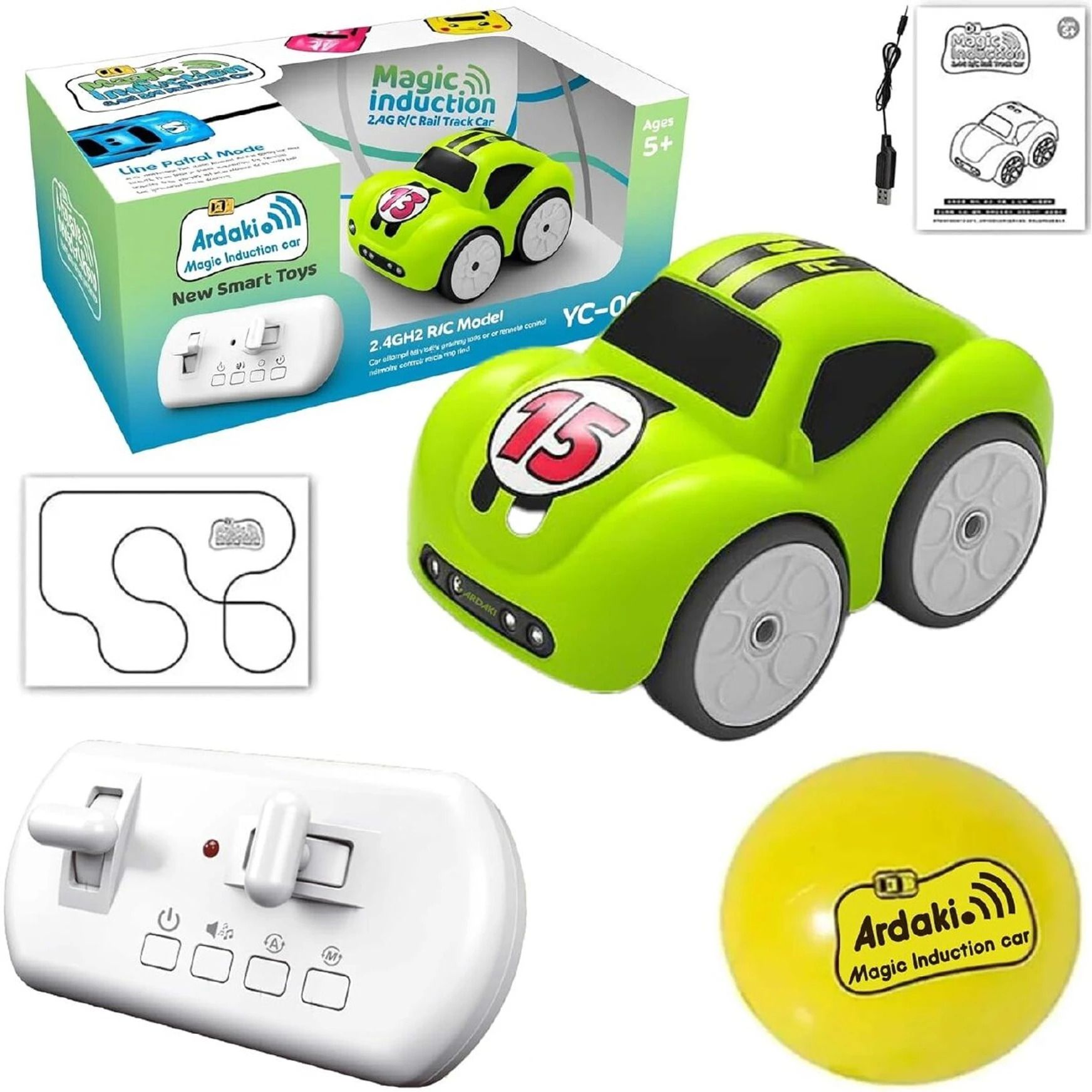 Line Follow Car Toy with Remote Controller and Auto Follow Mode-image-35