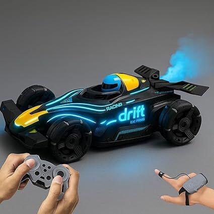 4x4 Formula F1 Drift Smoke Car Toy 1:14 Scale 2.4Ghz Hand Sensor Gesture RC-image-36