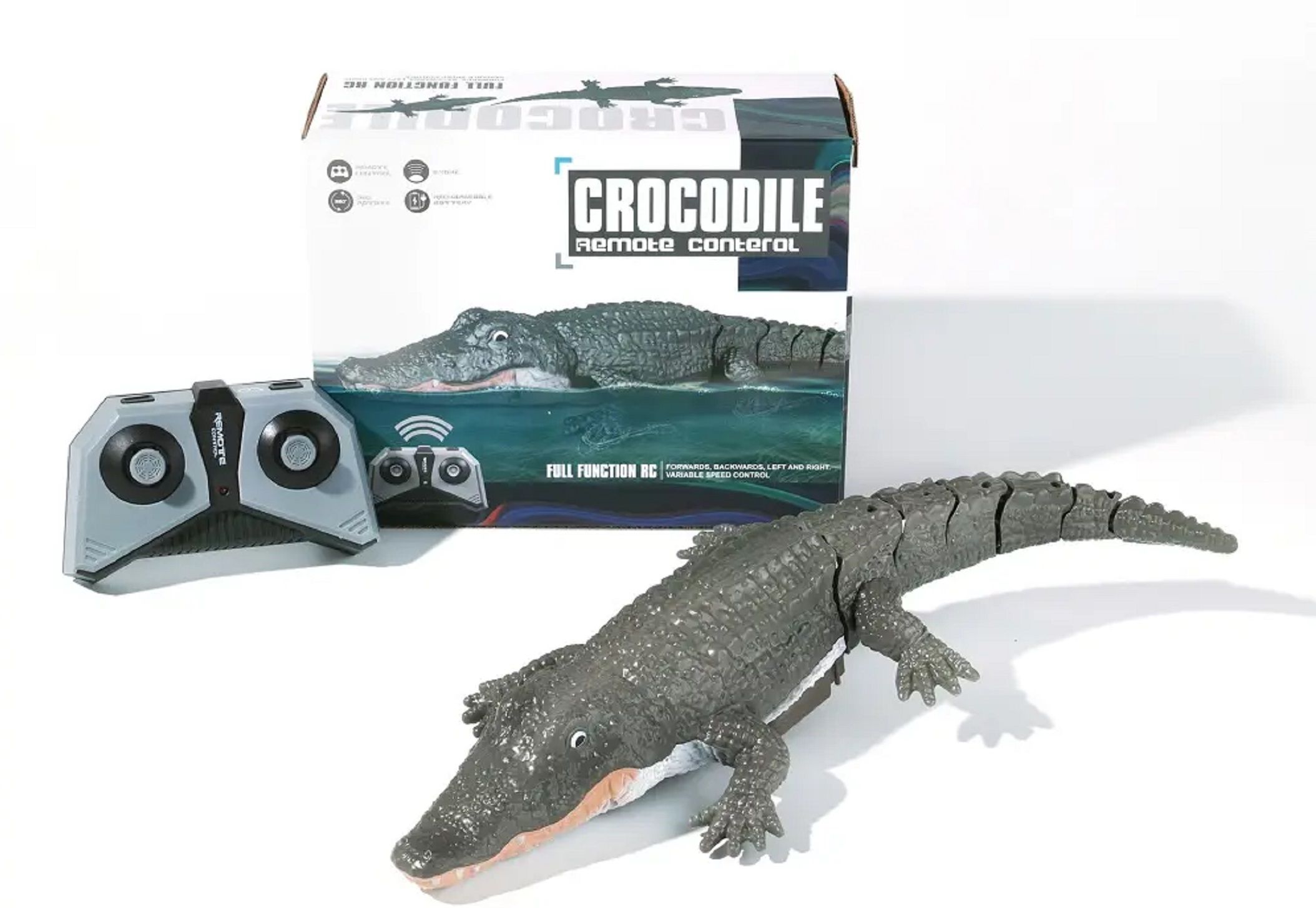 skstore 2.4G remote control crocodile waterproof summer swimming water parent-picture-26