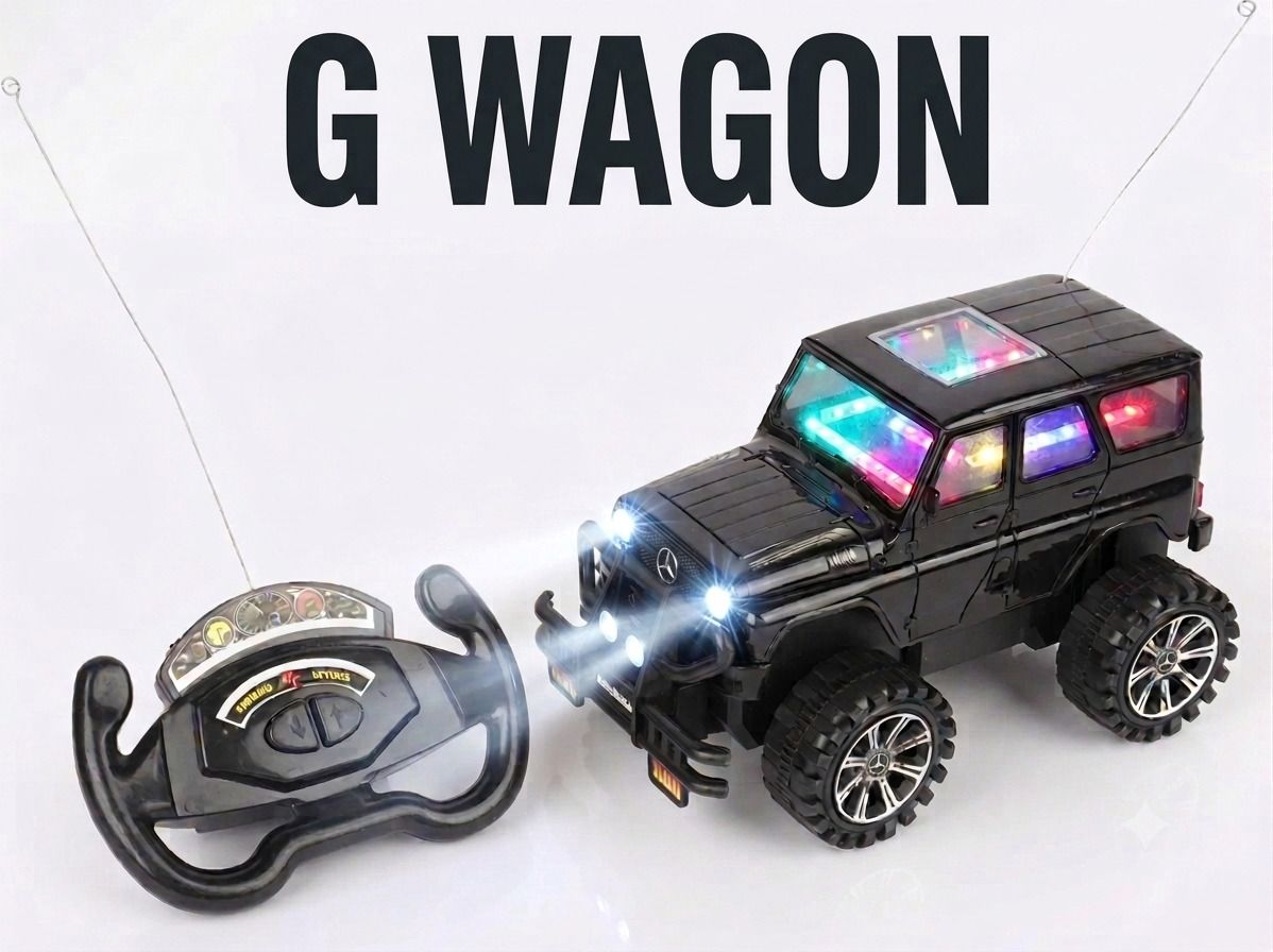 d'nxtgen store Remote Control Car Toy for Kids | G Wagon Style | RC Cars Lights.-picture-12