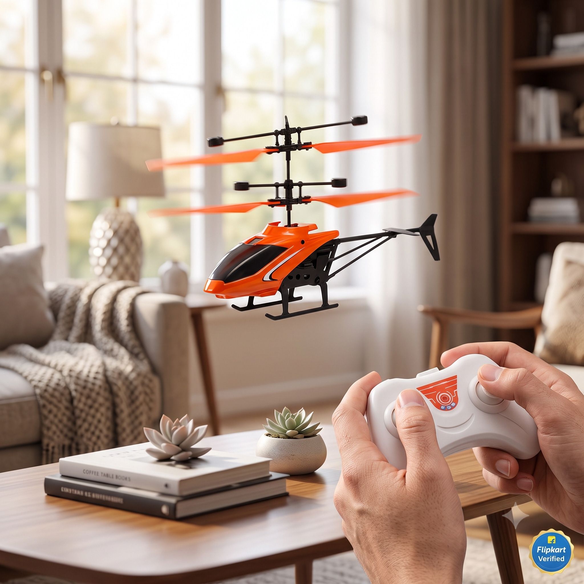pick n nick toys 3D Flight Control RC Helicopter with LED Navigation Lights-picture-25