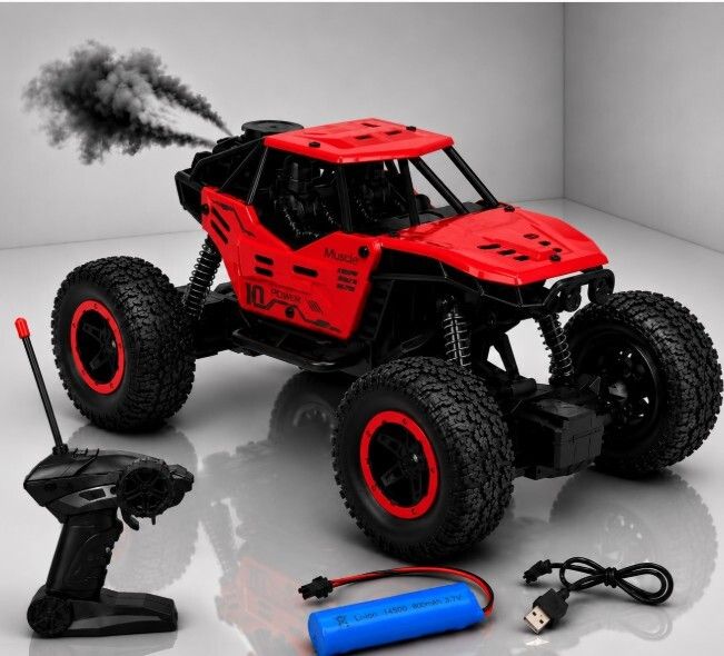 pepstter 2.4GHz Rechargeable 2WD RC Rock Crawler Off-Road Climbing Car Red Edition-picture-19