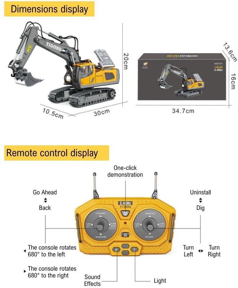 miza Remote RC excavator-picture-31
