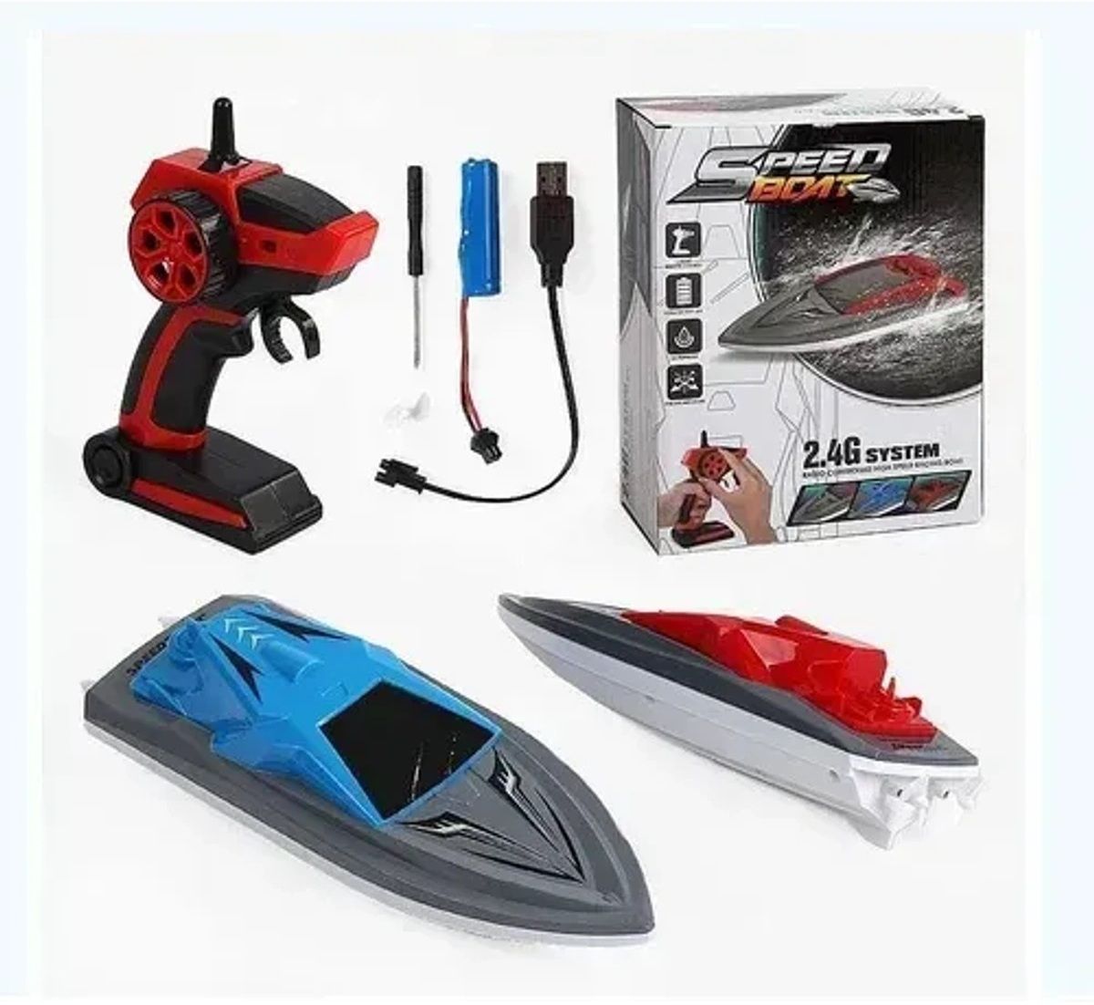 arizuul RC Speed Boatt Fast Remote Control Boat Pools Lakes Double Waterproof Water Toy-picture-21