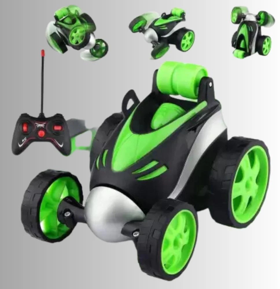 frreno 360 Rotating Rolling Race Car Remote control Stunt Car Vehicle Rolling Race Car image 1
