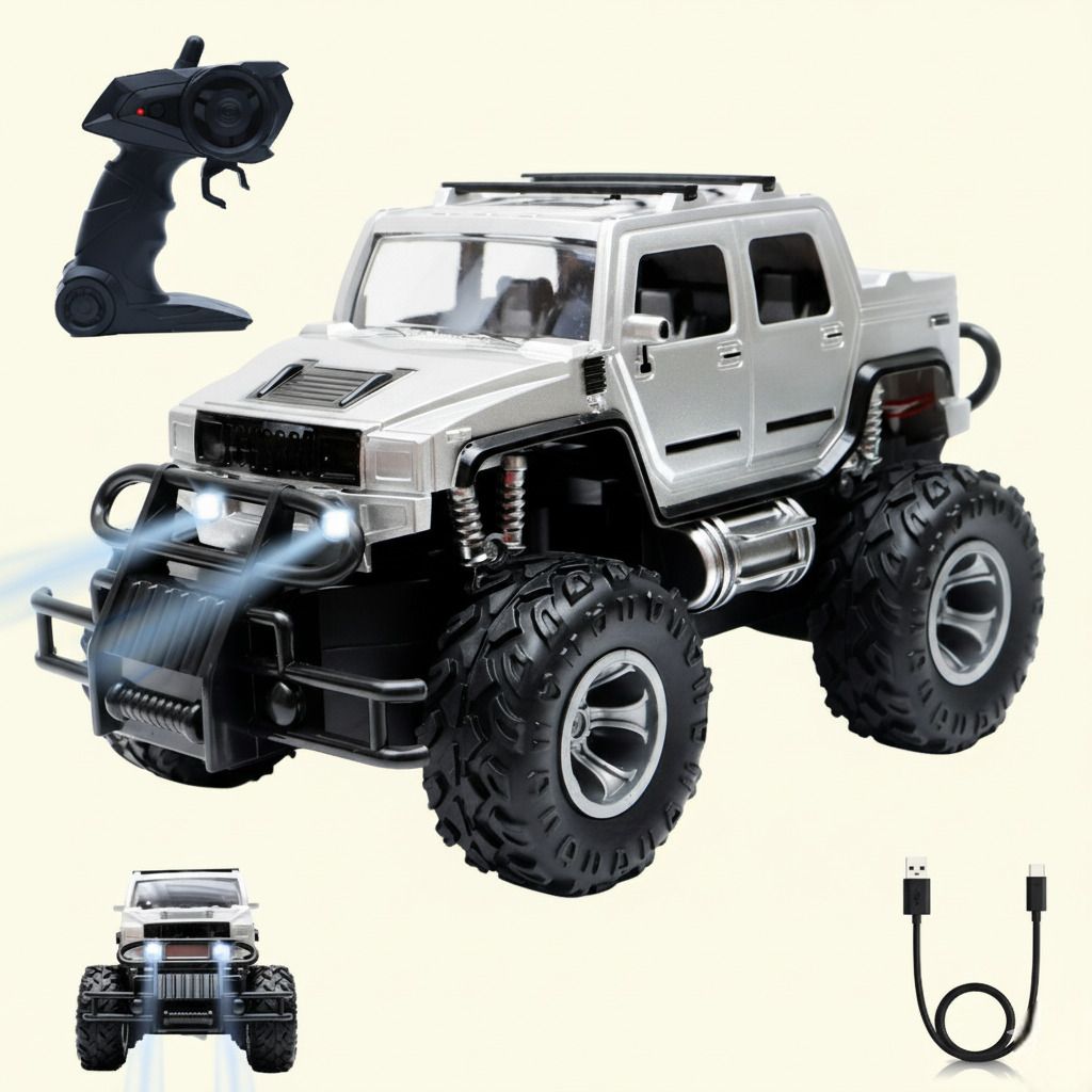 Warrior Off Roader Rechargeable Remote Control Car|4x4 Monster Truck-image-48