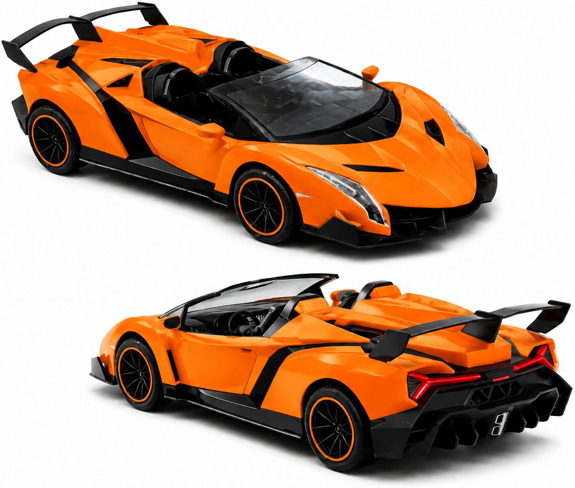CountryLink 1:64Fast & Furious hii speed modern Car (orange)-image-7