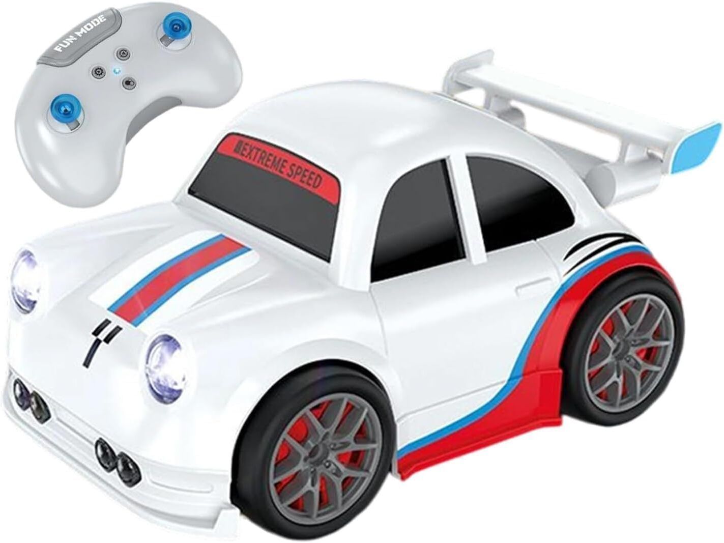 rectitude Mini RC Drift Remote Control Car for Kids, LED Lights, Sound Effects(e)-picture-8