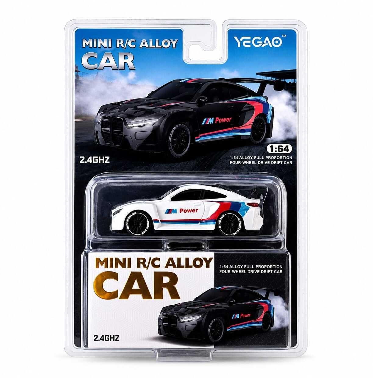 zhask New Mini R/C Alloy M Power Drift Car 1:64 Scale – 2.4GHz RC Car-picture-13