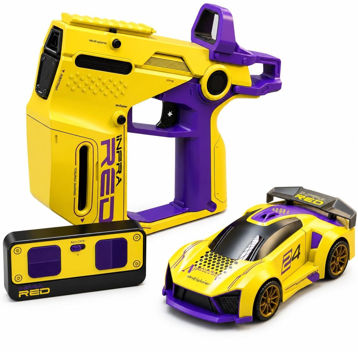 Mini Explorer RC Battle Car with Shooting Game for Kids 3-12 Years-image-2
