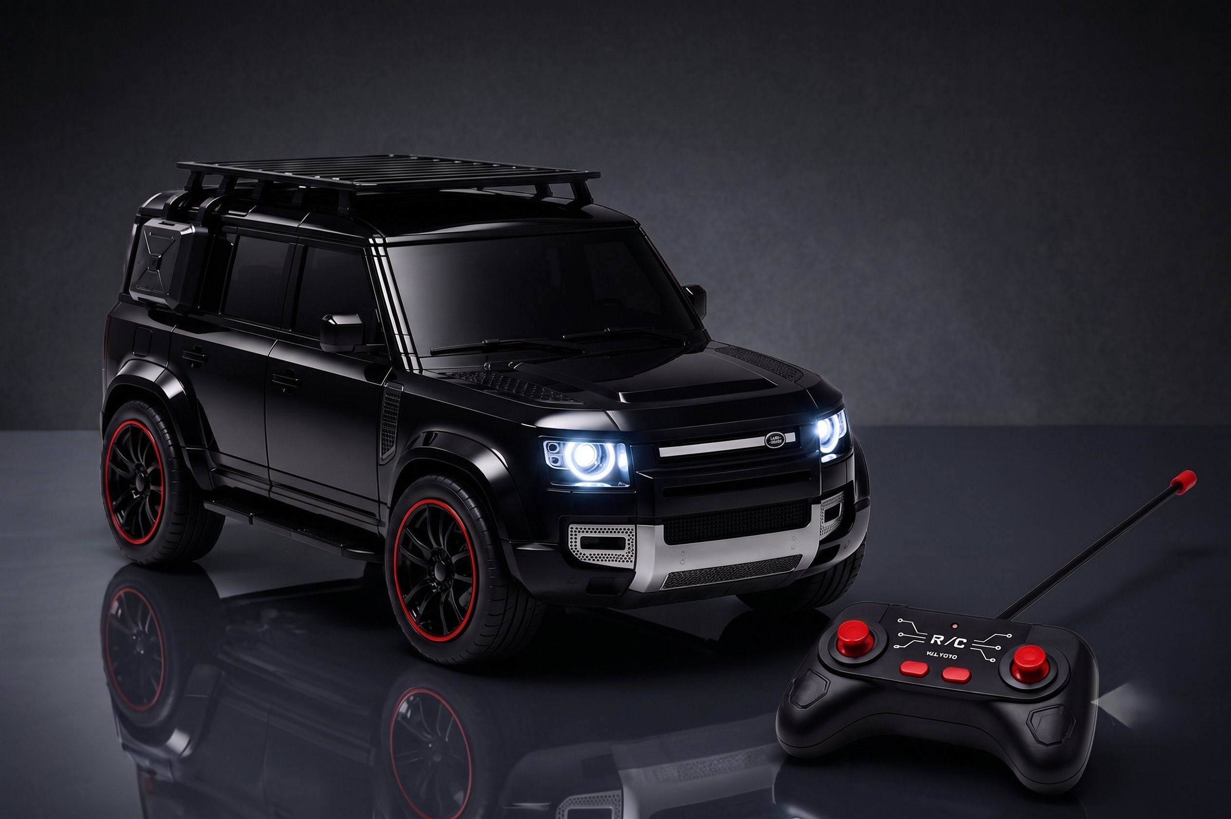 toy machine by gpe RC Off Road SUV Toy Car with Remote Control, LED Lights & Rechargeable Battery-picture-16