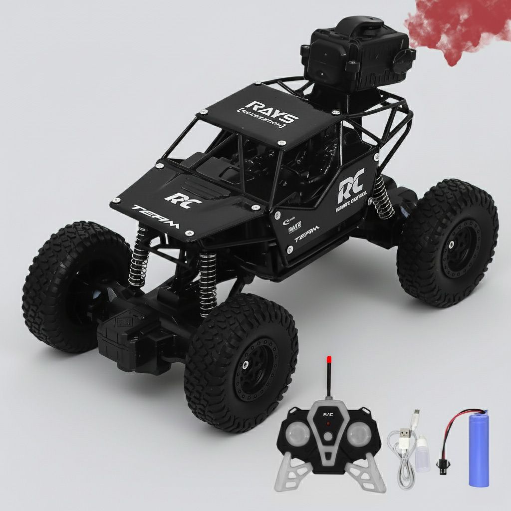 little rides Rock Crawler 1:16 Offroad Monster RC Car with Smoke Function-picture-19