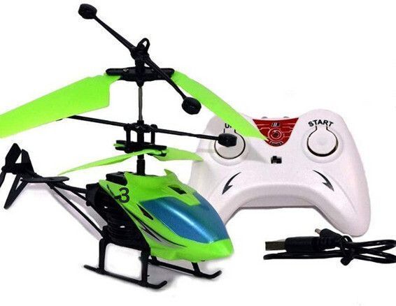 shiv traders Remote Control 2 in 1 Charging Helicopter Toy with 3D Light23-picture-24