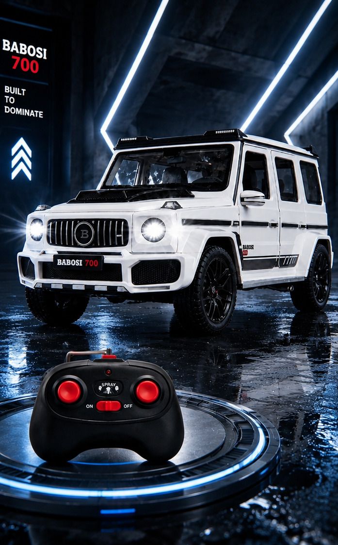 thywill solutions Luxury G Wagon Style RC SUV Toy Car with LED Lights for Kids-picture-27