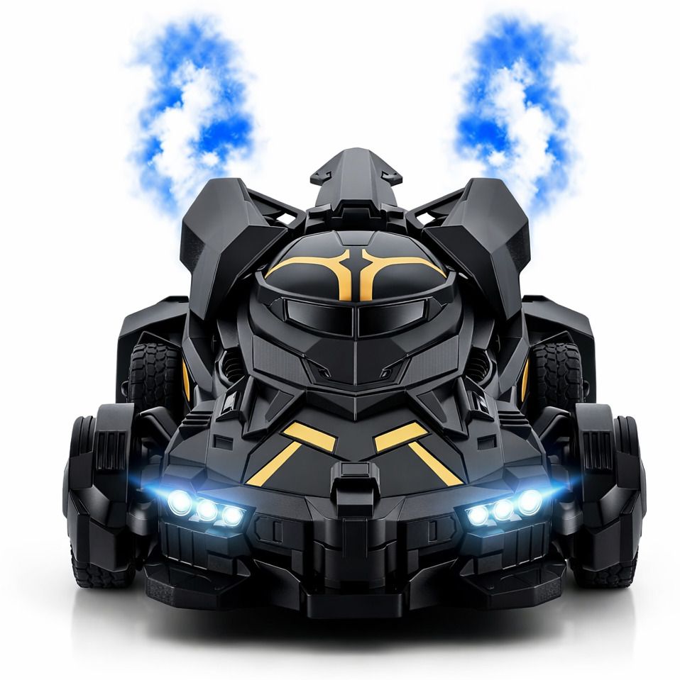 Batman RC Remote car With Smoke Effects for Boys and Girls-image-27