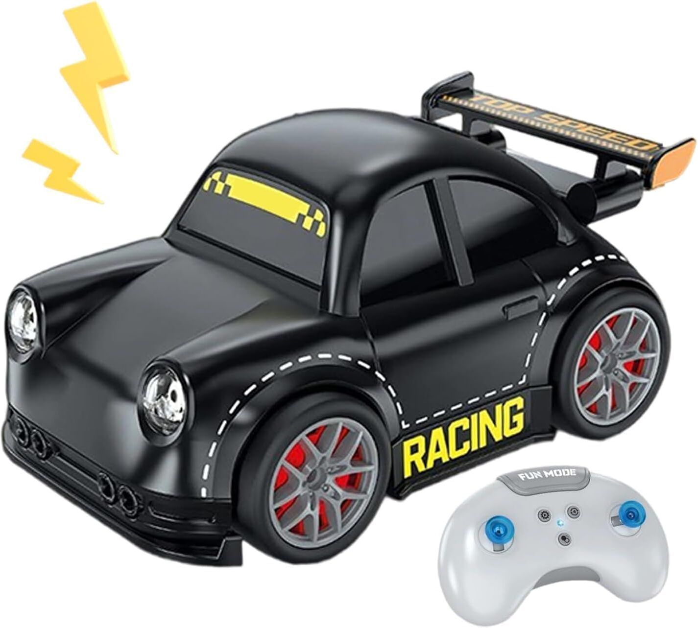 ivgatek Mini RC Drift Car 2.4G Remote Control Stunt Car with LED Lights for Kids-picture-25
