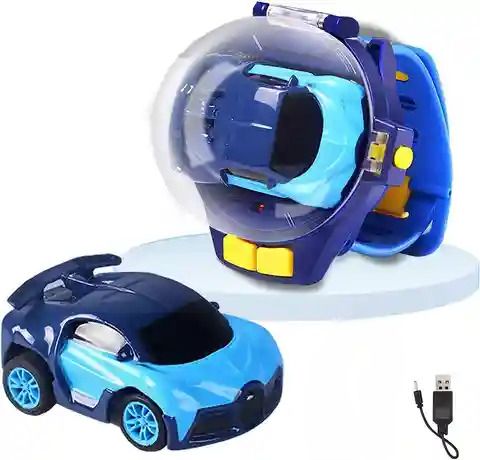 Mini RC Car with Wearable Watch Controller Rechargeable Racing Toy for Kids-image-2