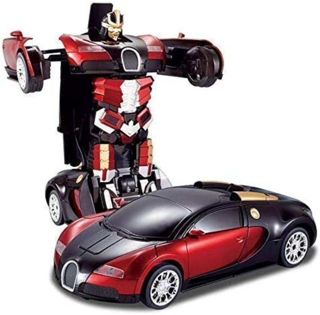 Car to Robot Converting Toy for Kids with Bright Lights and Music-image-41
