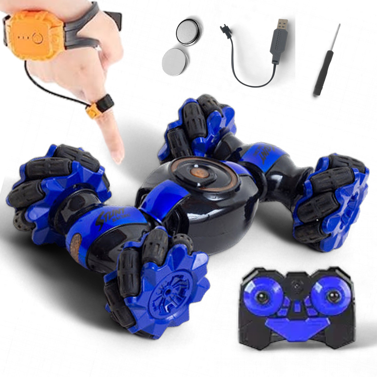 fanseekart Rc Stunt Remote Control car Rotating Off Road 2.4Gh with hand Gesture Sensing_A2 image 1