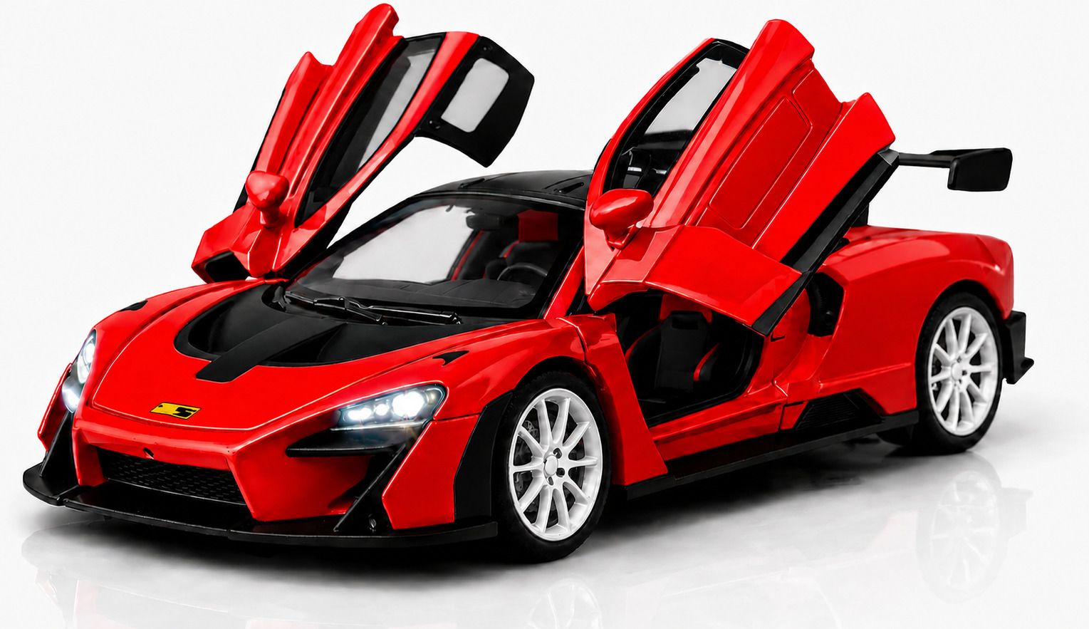 crezor toys McLaren Senna 1:36 Scale Die Cast Metal Pullback Toy Car with Light & Sound-picture-21