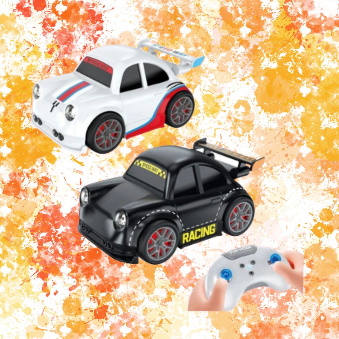 saawariyasale Mini RC Drift Car with Sensor Follow Escape Mode & Remote Control Toy A37-picture-18