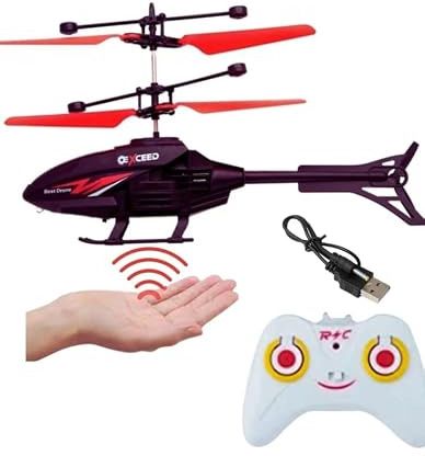 gautam toys RC Helicopter with Dual Rotor | LED Light Flying Toy | USB Rechargeable-picture-10
