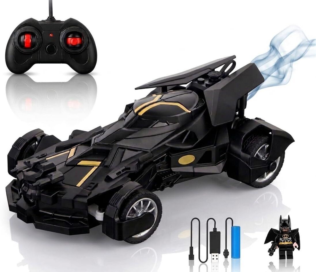Batman Supercar With Smoke Effects RC Car for Boys and Girls-image-44