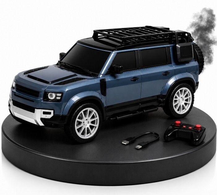 niyamat Premium Rechargeable Remote Control Adventure SUV Car with LED Lights for Kids-picture-16