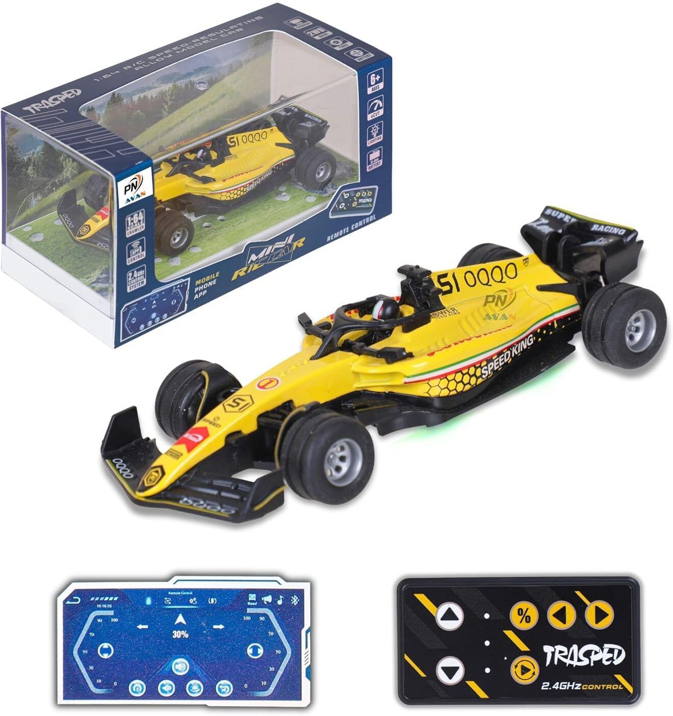 zhask All New 1:64 Formula 1 R/C Racing Car for Kids and Adults-picture-47