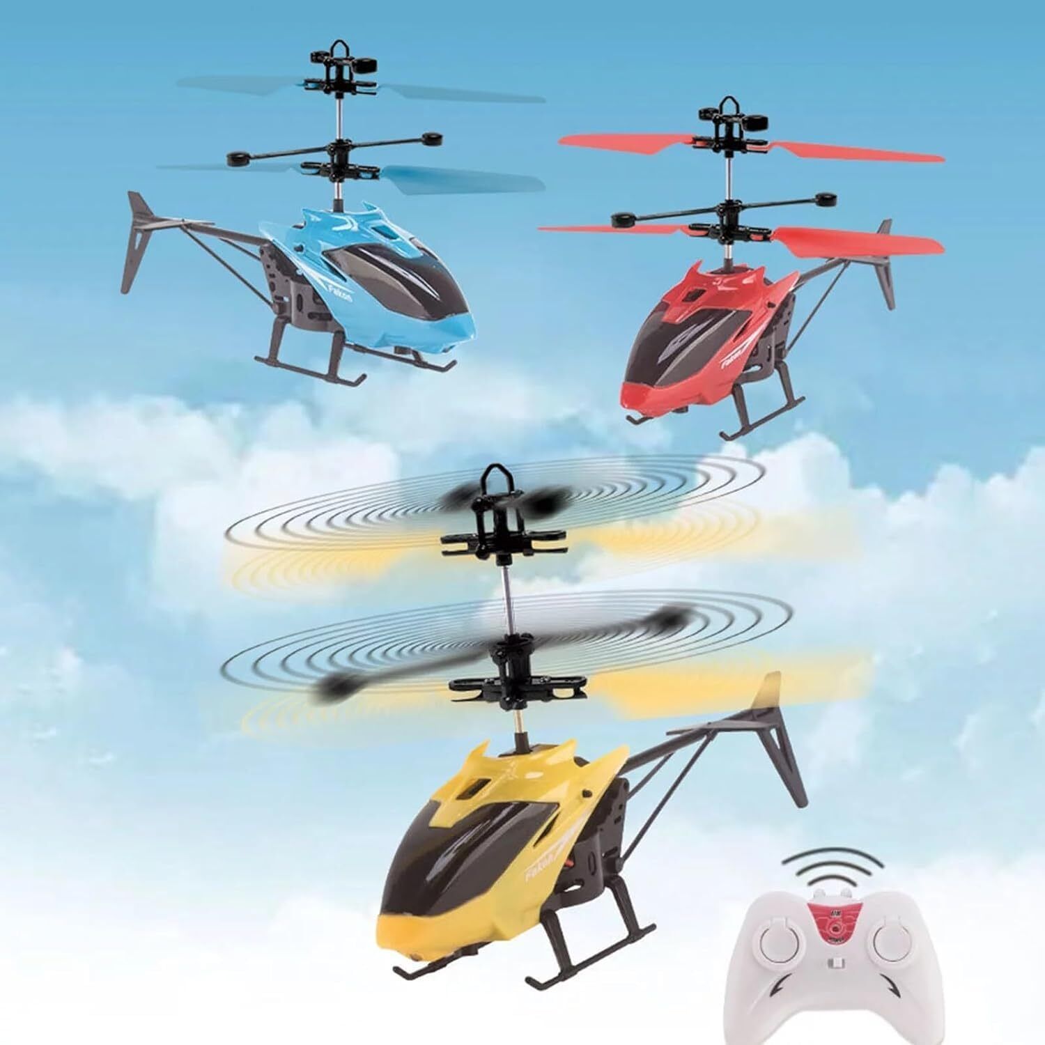 Remote Control Helicopter With Gravity Sensor For Kids | Color as per available-image-45