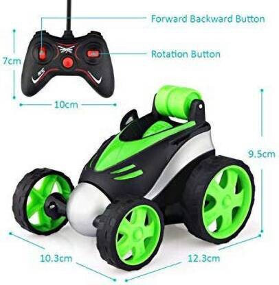 snmm RC Stunt Car Vehicle 360° Rotating Rolling Radio Control Multicolor15 image 1