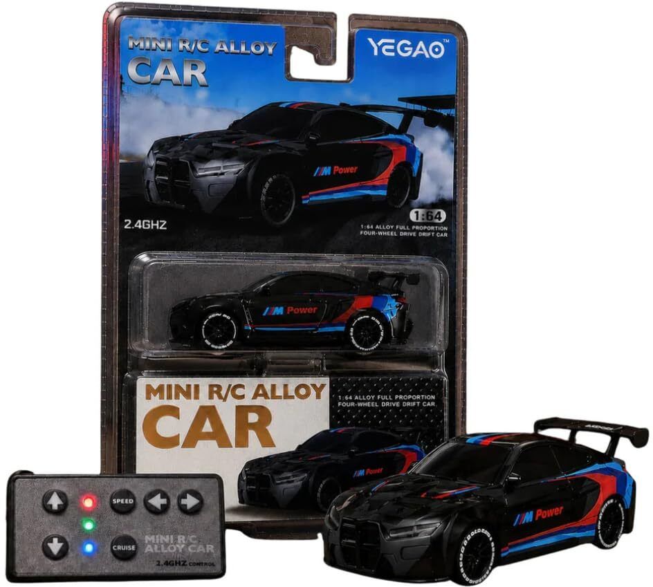 zhask All New BMVV M4 Mini R/C Alloy Drift Car 1:64 Scale – 2.4GHz RC Racing Car-picture-28