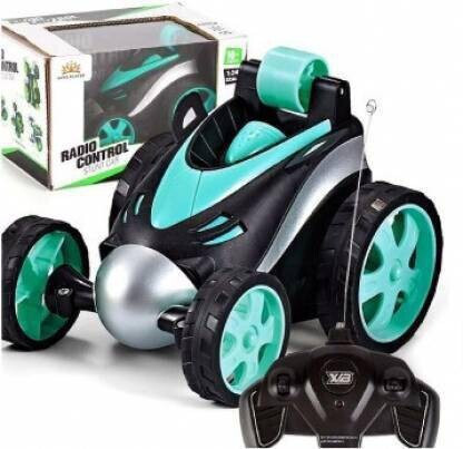 nishchal RC Stunt Car Vehicle 360° Rotating Rolling Radio Control Multicolor47 image 1