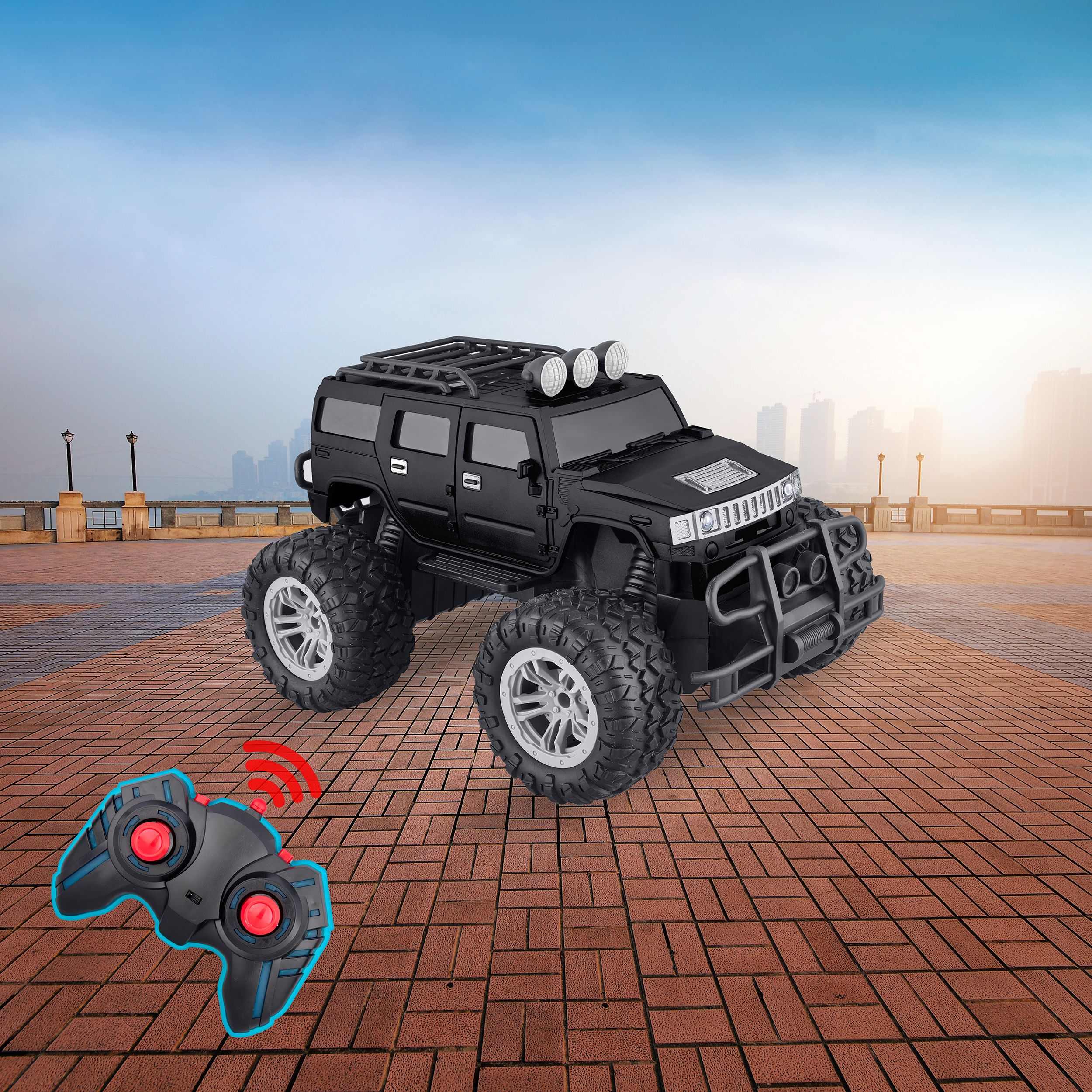 Off Roader RC Monster Truck for Kids | Rechargeable 2.4GHz Car-image-3