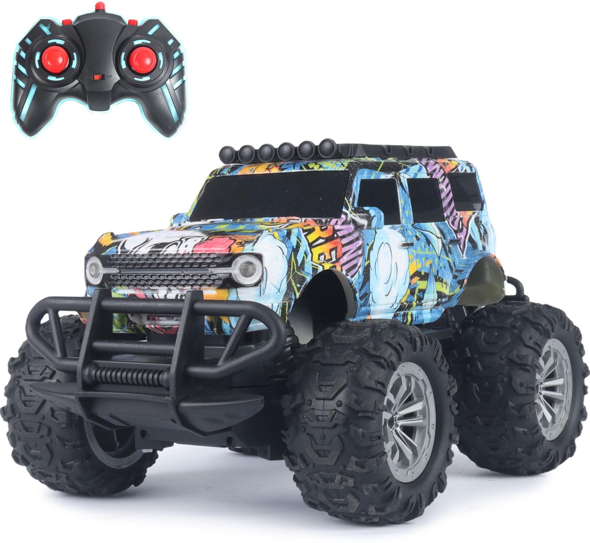 Off Roader Rechargeable Remote Control Monster Truck for Kids