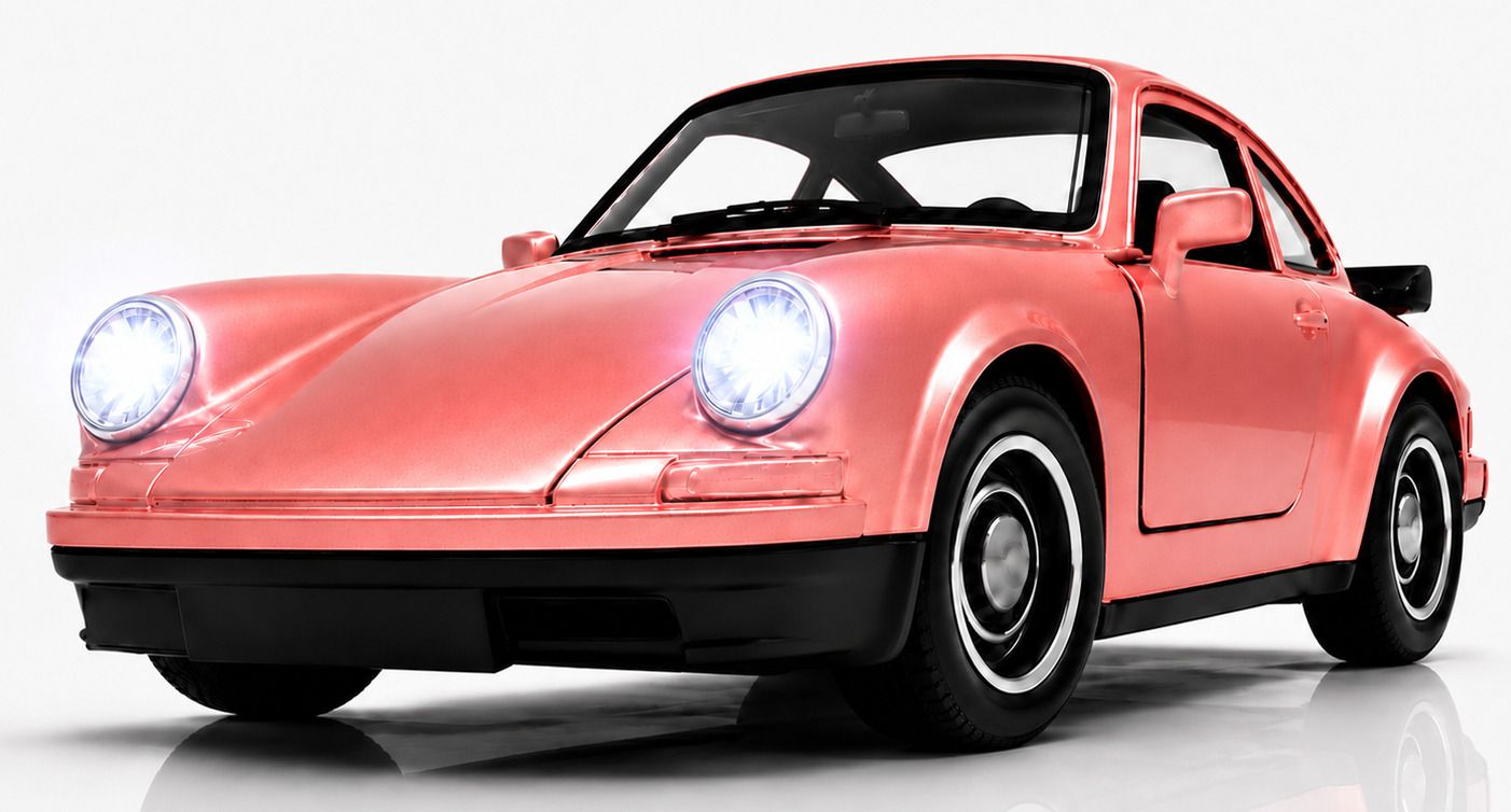 Porsche 911 Die Cast Metal Scale 1:36 Pull back Toy Car with Light & Sound-image-18