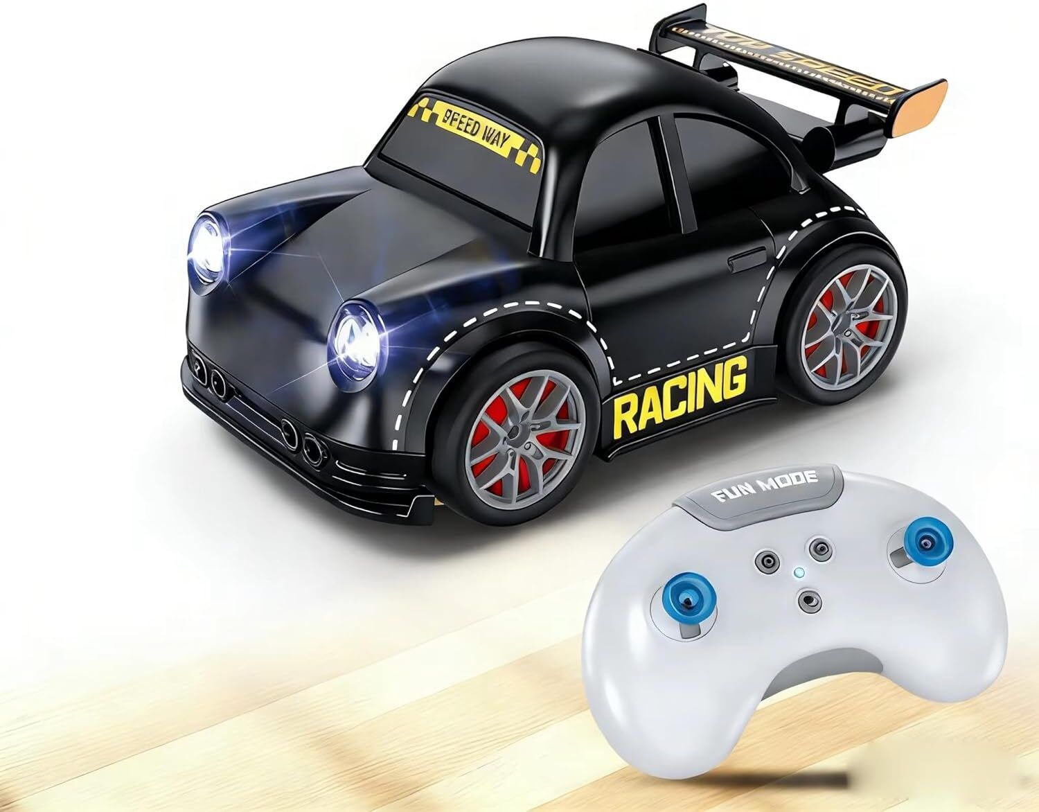 rectitude Mini RC Drift Remote Control Car for Kids, LED Lights, Sound Effects(g)-picture-23