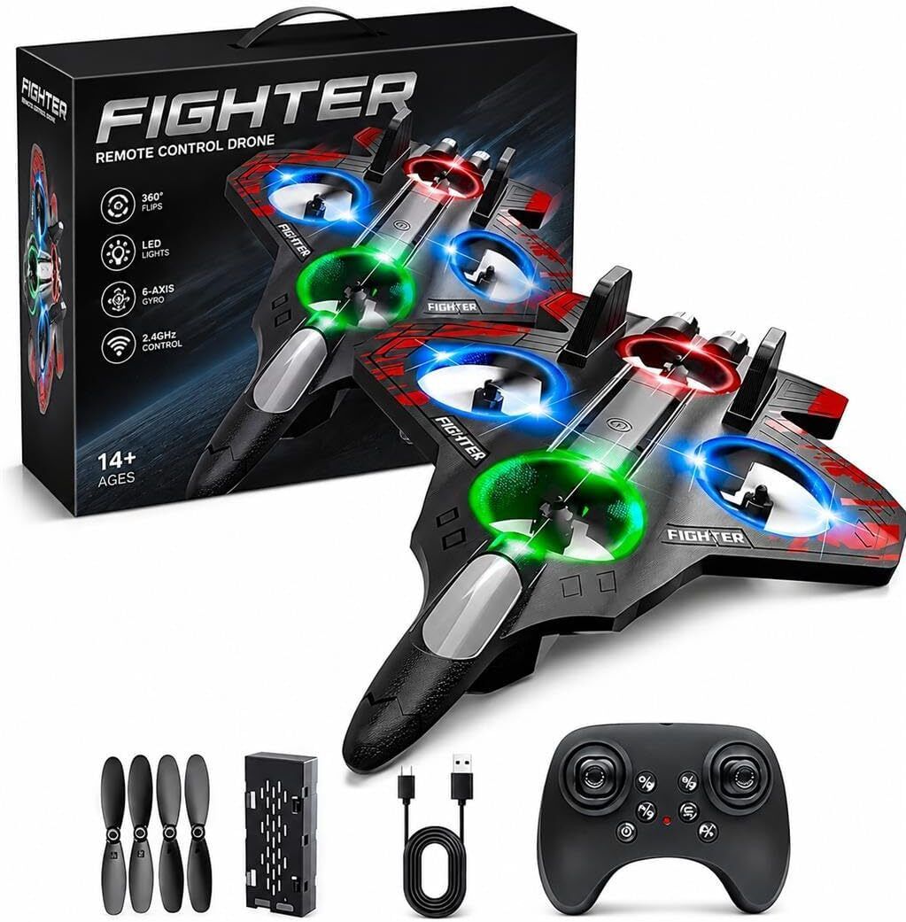 immutable Fighter Jet RC Plane for Kids – 2.4GHz Remote Controlled Fighter Airplane X25-picture-17