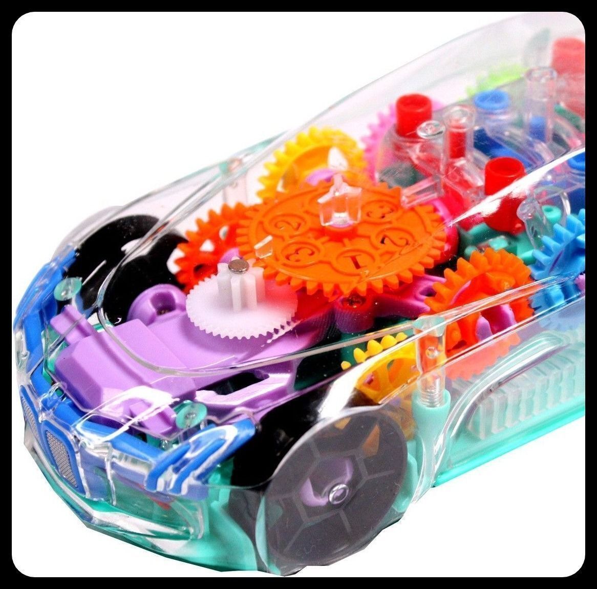 ninjatoy 3D Concept Gear Car Toy, Transparent Car, With 360 Degree Rotation-ZA1060-picture-35