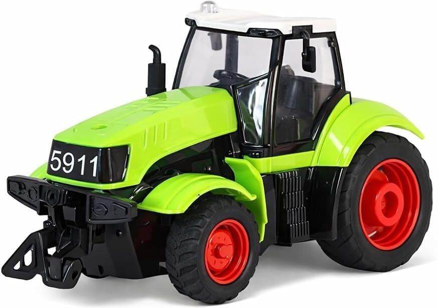 joyaura Remote Control Tractor Toy with, Light, Rechargeable Battery Toy for Kids-picture-11
