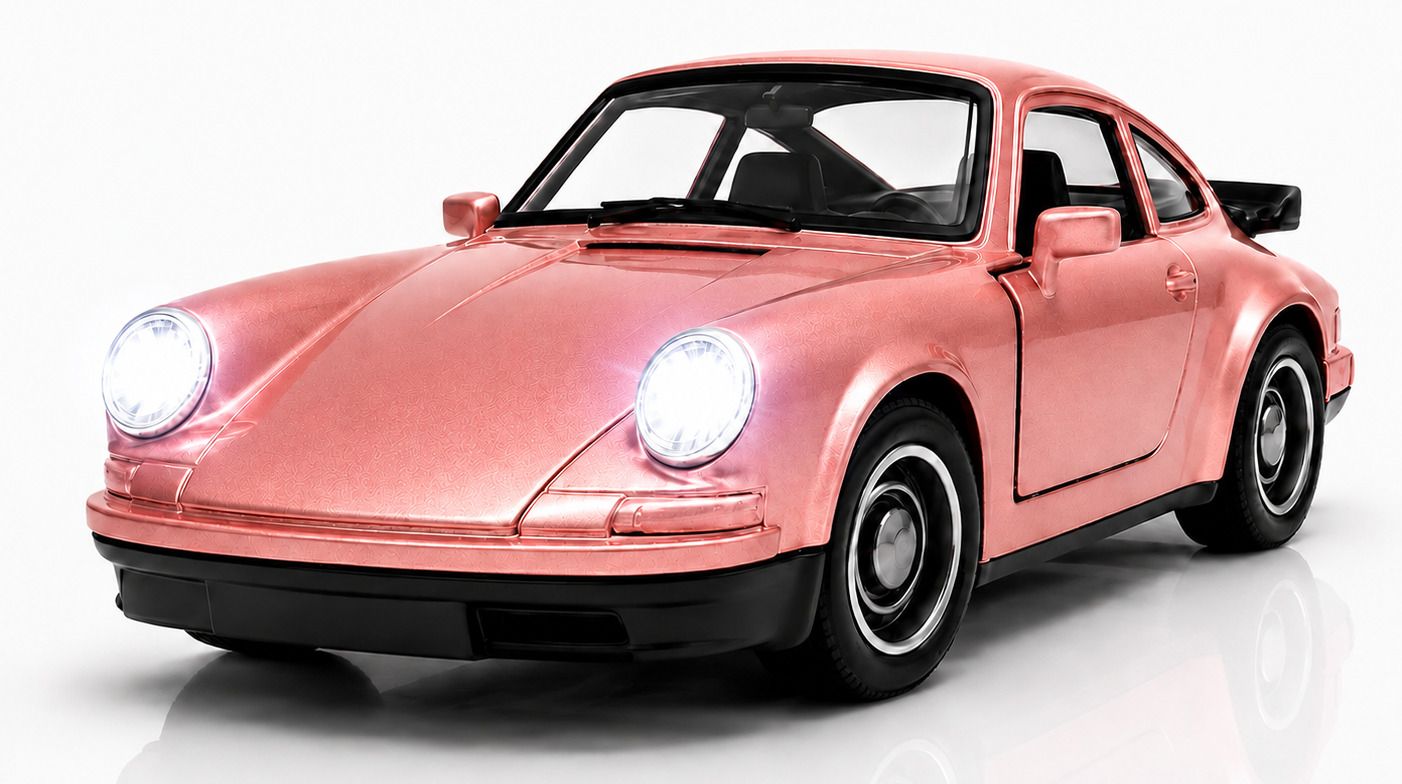 Scale 1:36 Porsche 911 Die Cast Metal Pull back Toy Car with Light & Sound-image-24